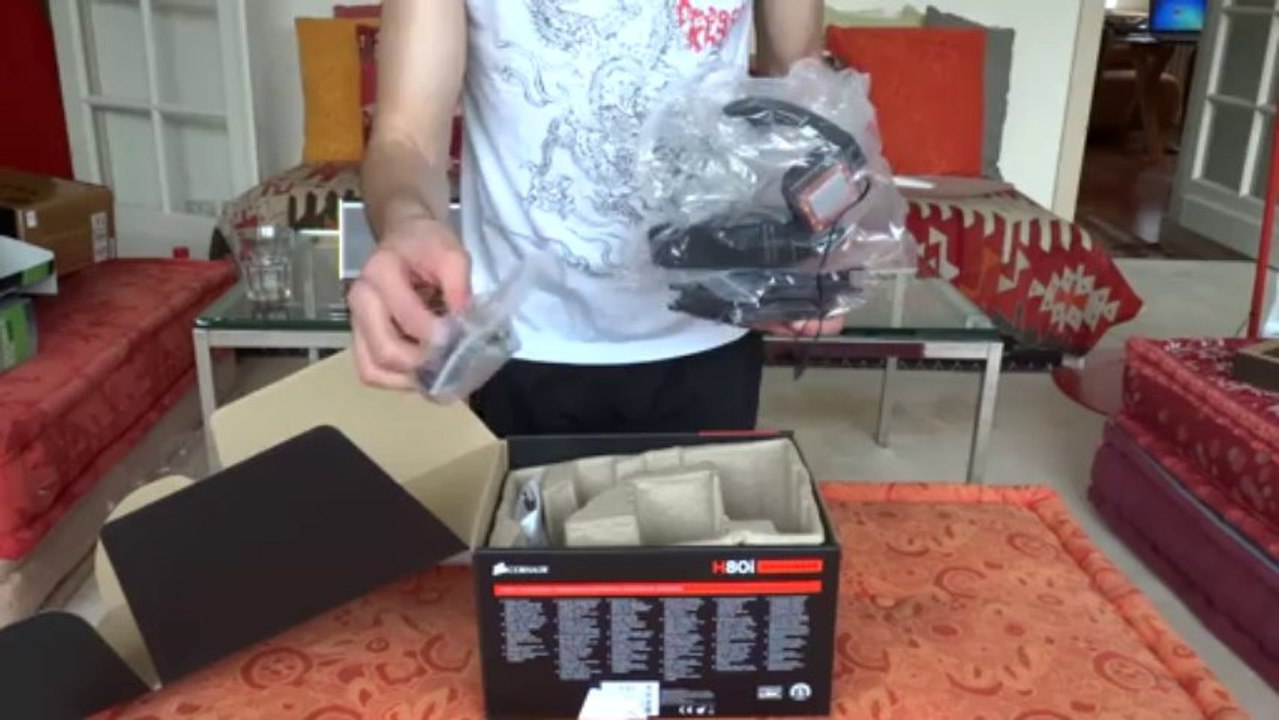 Deballage - Unboxing Wartercooling Corsair H80i (Ventirad)