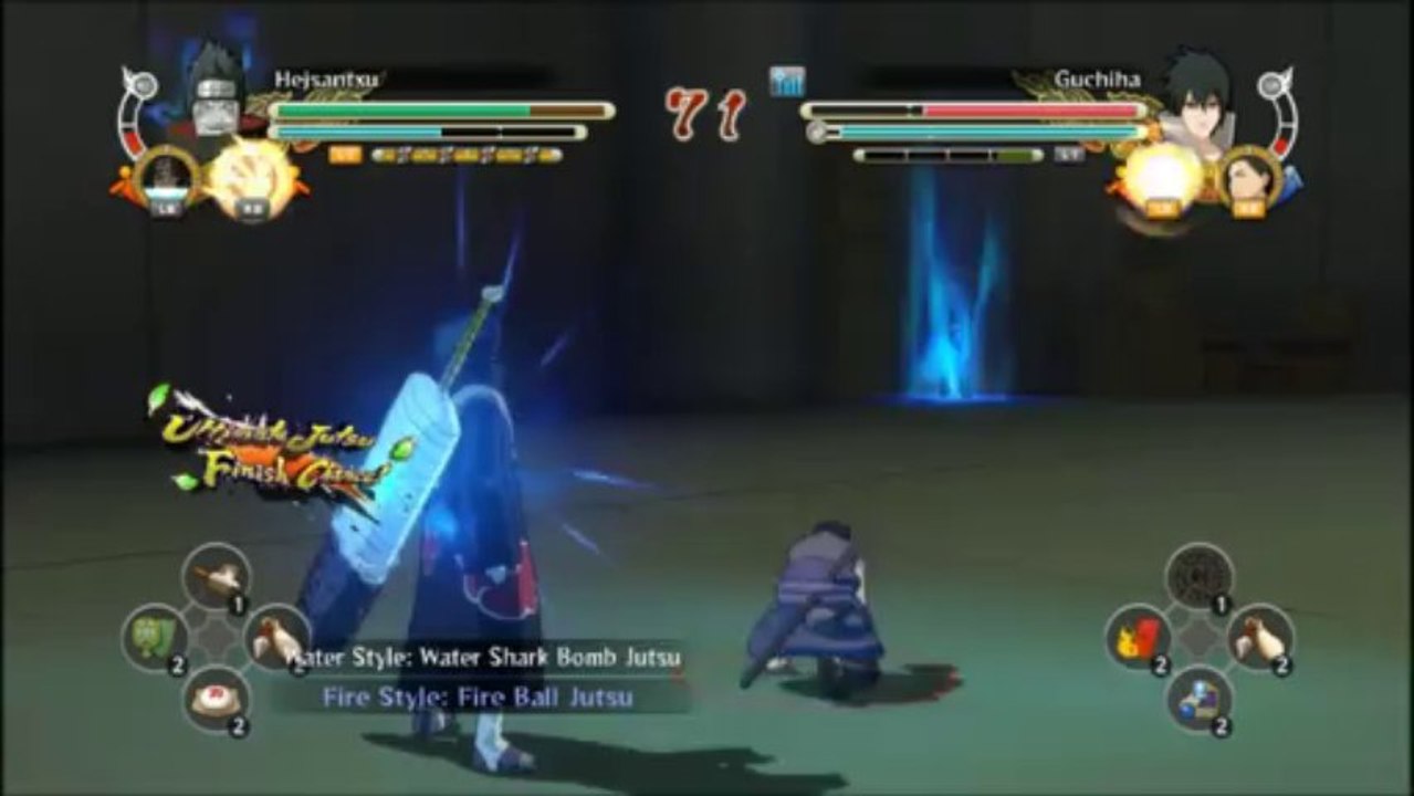 NS3FB kisame vs sasuke