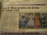 DIVES SUR MER . 4emes mascarades 2012.    4eme masquerade in DIVES SUR MER)