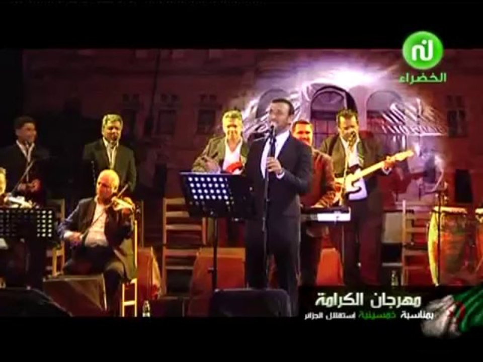 كاظم الساهر - عاشت بلدي الجميلة _ مهرجان الكرامة 2012