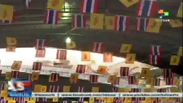 Continúan las protestas antigubernamentales en Tailandia