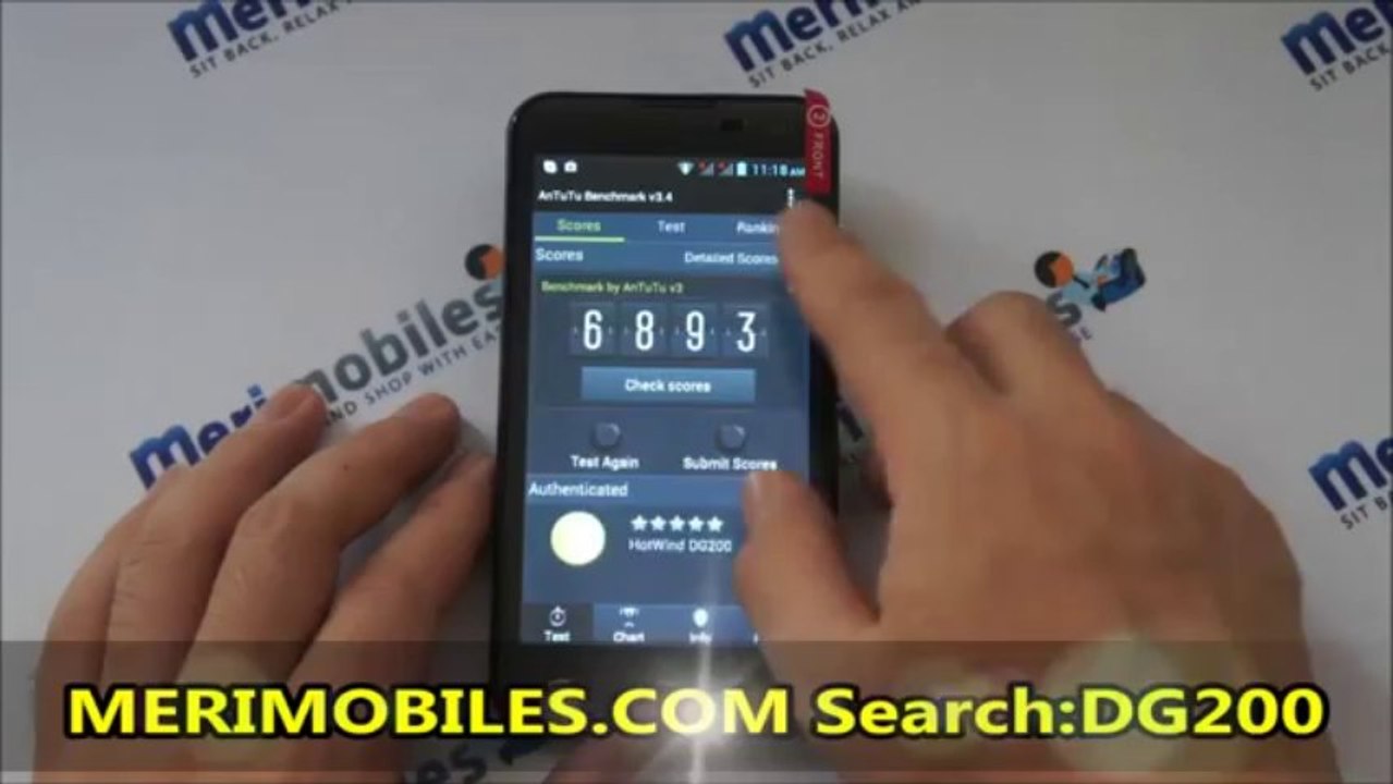 Doogee Hotwinds DG200 Dual Core  Android 4.2 Smartphone