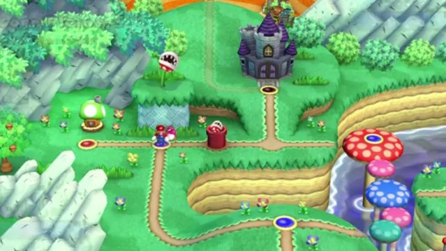 New Super Mario Bros U Walkthrough 6 Acorn Plains 5 All Star Coins HD 1080p Wii U