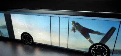 Amazing Transparent LCD Bus