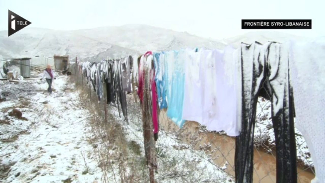 Neiges exceptionnelles au Proche-Orient