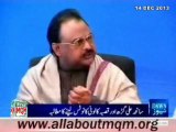 Altaf Hussain appeals Chief Justice Pakistan to take notice of the tragic incidents of Aligarh & Qasba Colony