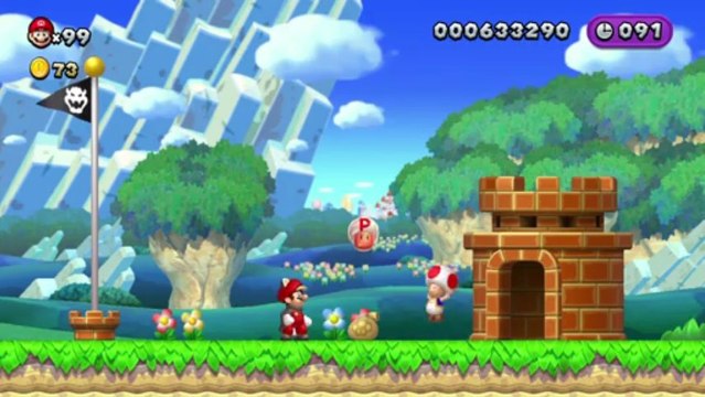 New Super Mario Bros U Walkthrough 8 Layer-Cake Desert 1 All Star Coins HD 1080p Wii U