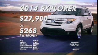 2014 Ford Explorer - $27,900 or $268 month - Paso Robles Ford!
