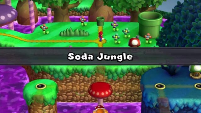 New Super Mario Bros U Walkthrough 15 Layer-Cake Desert Secret Level All Star Coins HD 1080p Wii U