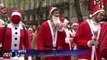 Des centaines de personnes déguisées en Père Noël à Londres