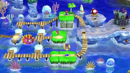 New Super Mario Bros U Walkthrough 23 Sparkling Waters 3 All Star Coins HD 1080p Wii U