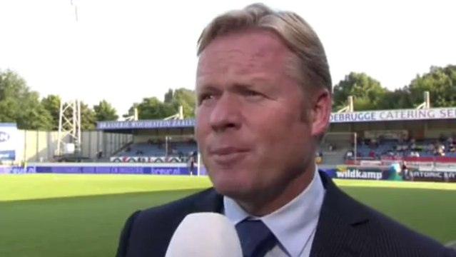 05-08-2011 Ronald Koeman vooraf aan Excelsior - Feyenoord