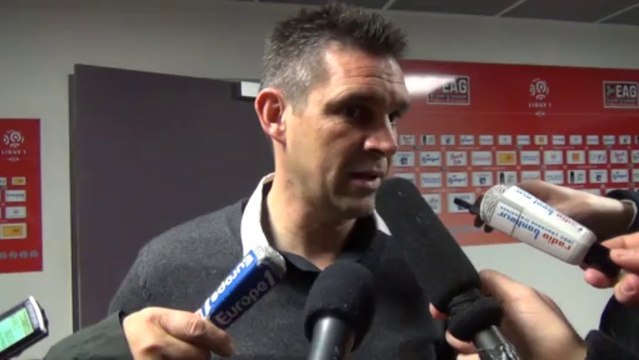 L1-J18 EAG-MONACO (0-2), la reaction de Jocelyn Gourvennec