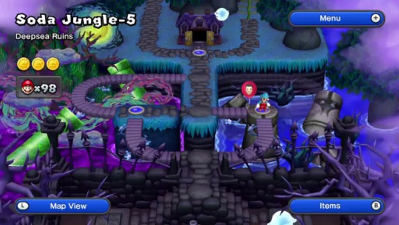 New Super Mario Bros U Walkthrough 43 Soda Jungle 5 All Star Coins HD 1080p Wii U