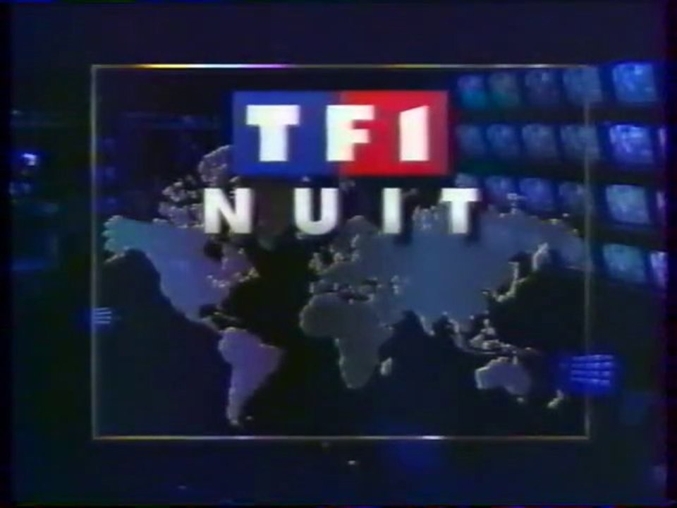 Le journal de la nuit 25 Décembre 1992 TF1