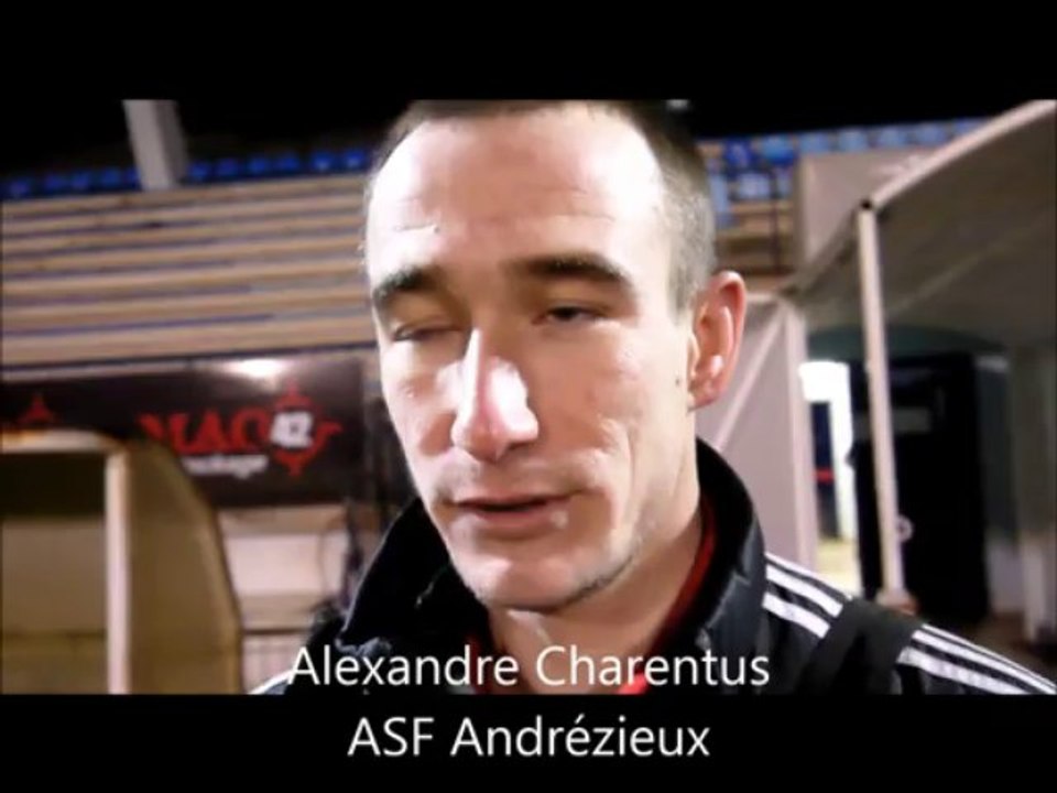 Réaction d'après match ASF Andrézieux - Clermont Foot Auvergne B avec JEAN-PHILIPPE FORET, ALEXANDRE CHARENTUS, JEAN-NOEL CABEZAS ET WILLIAM MARIMOUTOU