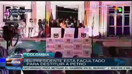 Exhiben en Bogotá pifia jurídica del procurador de Colombia