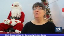 Blue Sky Community Healing Centre gets visit from Santa Claus