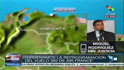 Cooperación franco-venezolana evitó atentado contra nave de Air France