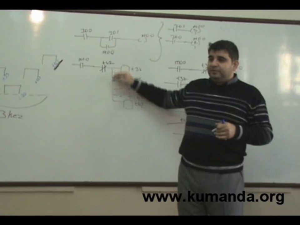 PLC de çıkışın periyodik çalıştırılması