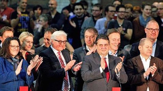 German Social Democrats vote to join Merkel