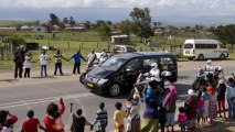 Nelson Mandela's body arrives in home village