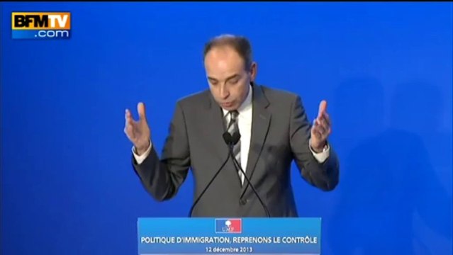 Jean-François Copé: rétablir l'autorité de l'Etat en matière d'immigration - [12.12.2013]