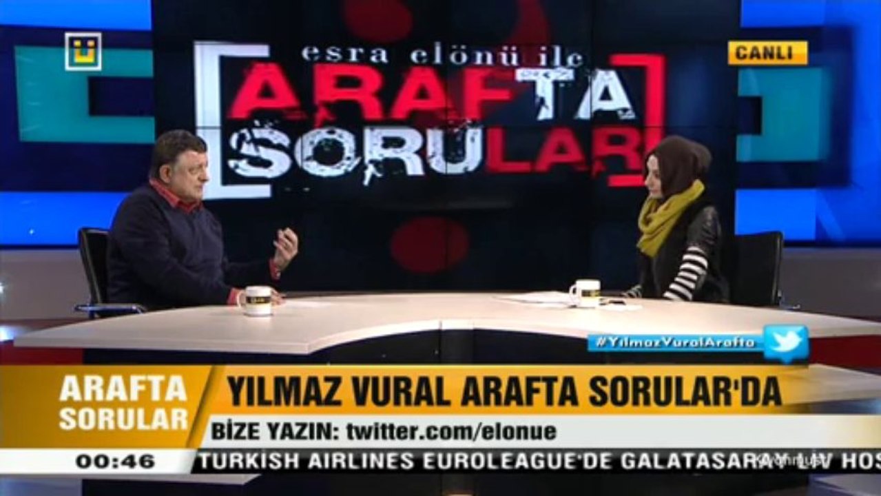 Yılmaz Vural ; Esra Elönü İle Arafta Sorular Programı 14.12.2013-Bölüm-2