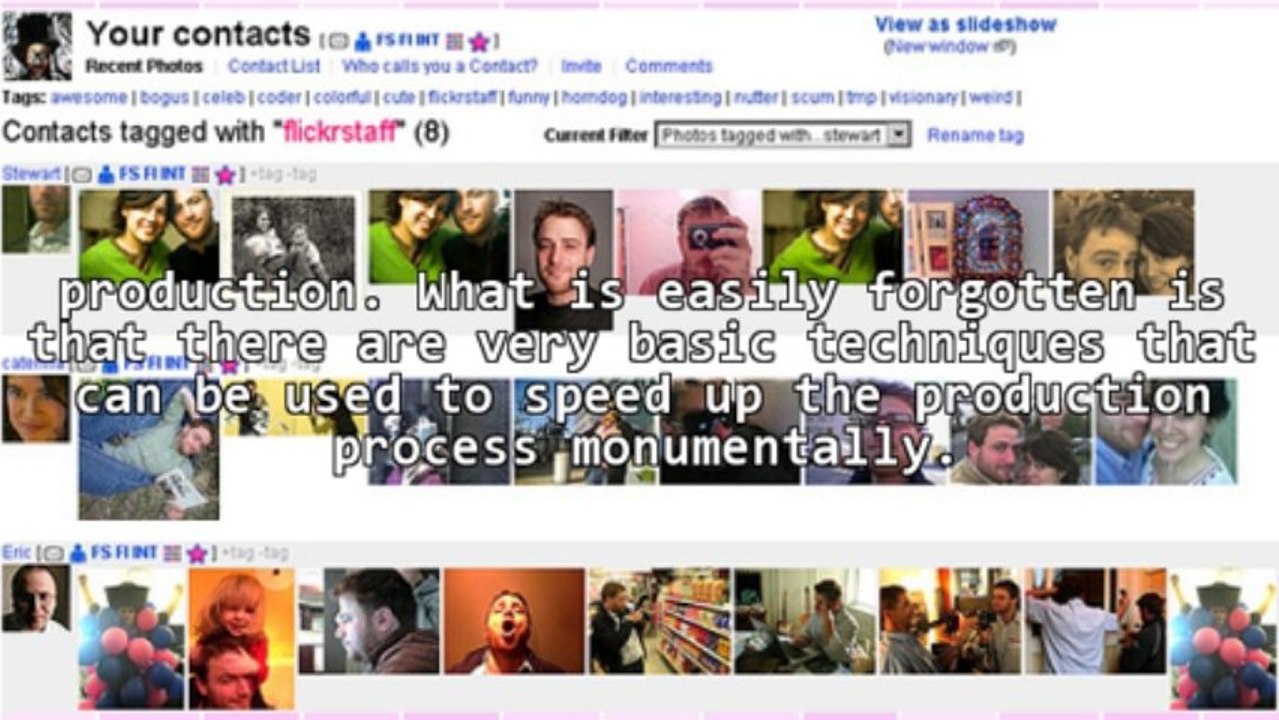 Pre Production Checklist