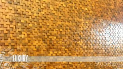 Trang trí nội thất bằng mosaic gỗ - Phong cách quý tộc