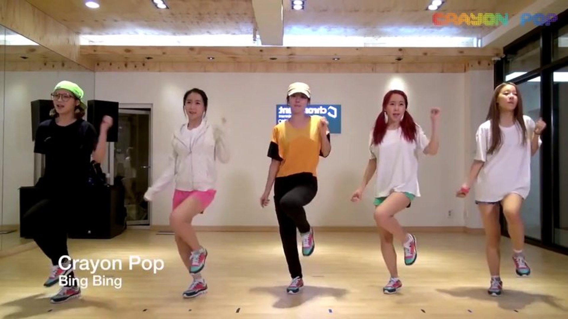 CRAYON POP (크레용팝) "Bing Bing" Dance Practice (Mirror mode) 안무연습 - YouTube -  video Dailymotion