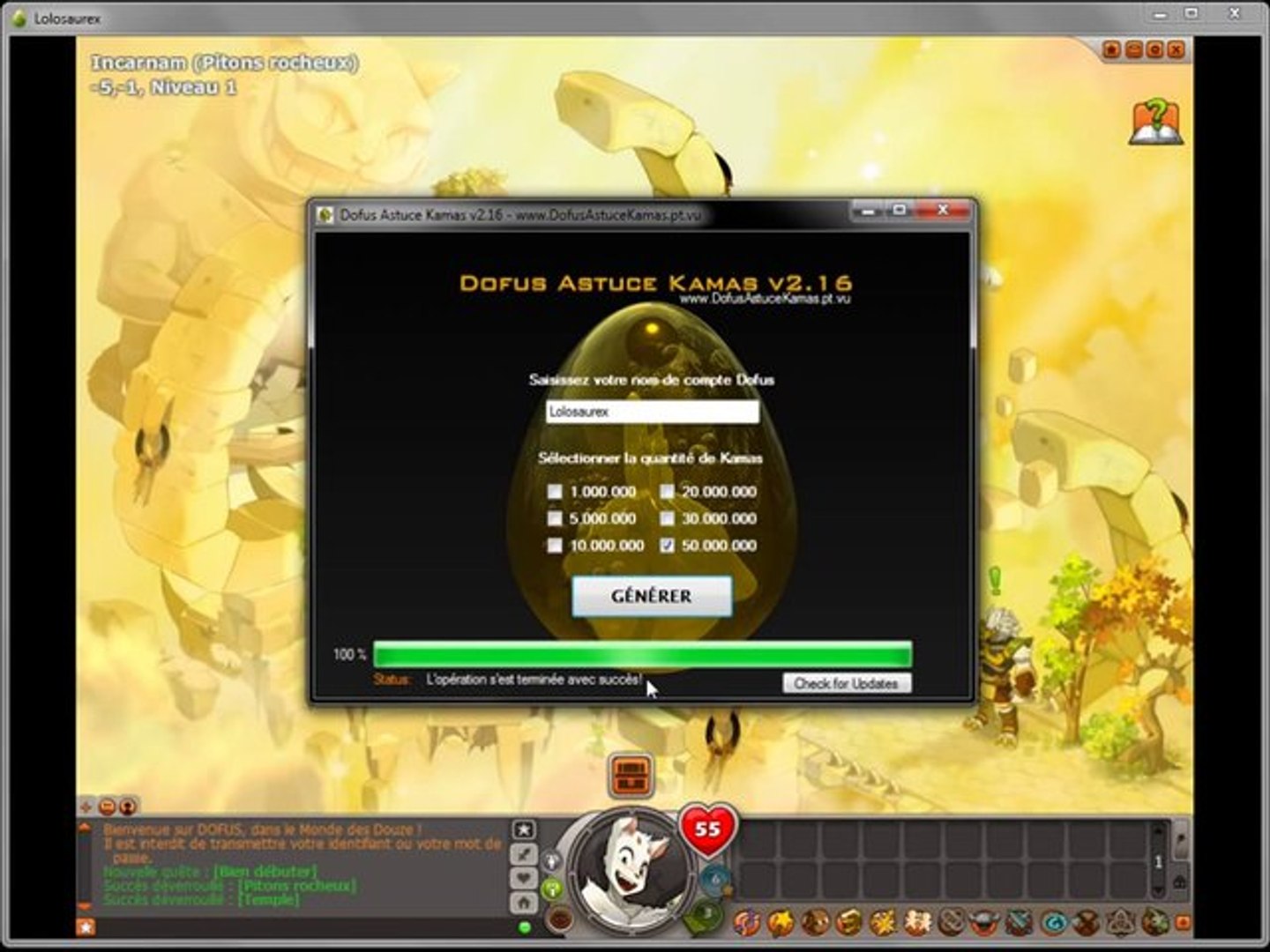 Dofus Astuce Kamas Générateur Hack