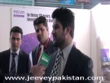 Asad Tariq(Meezan) Commenting on mega trade exhibition in Expo Lahore.