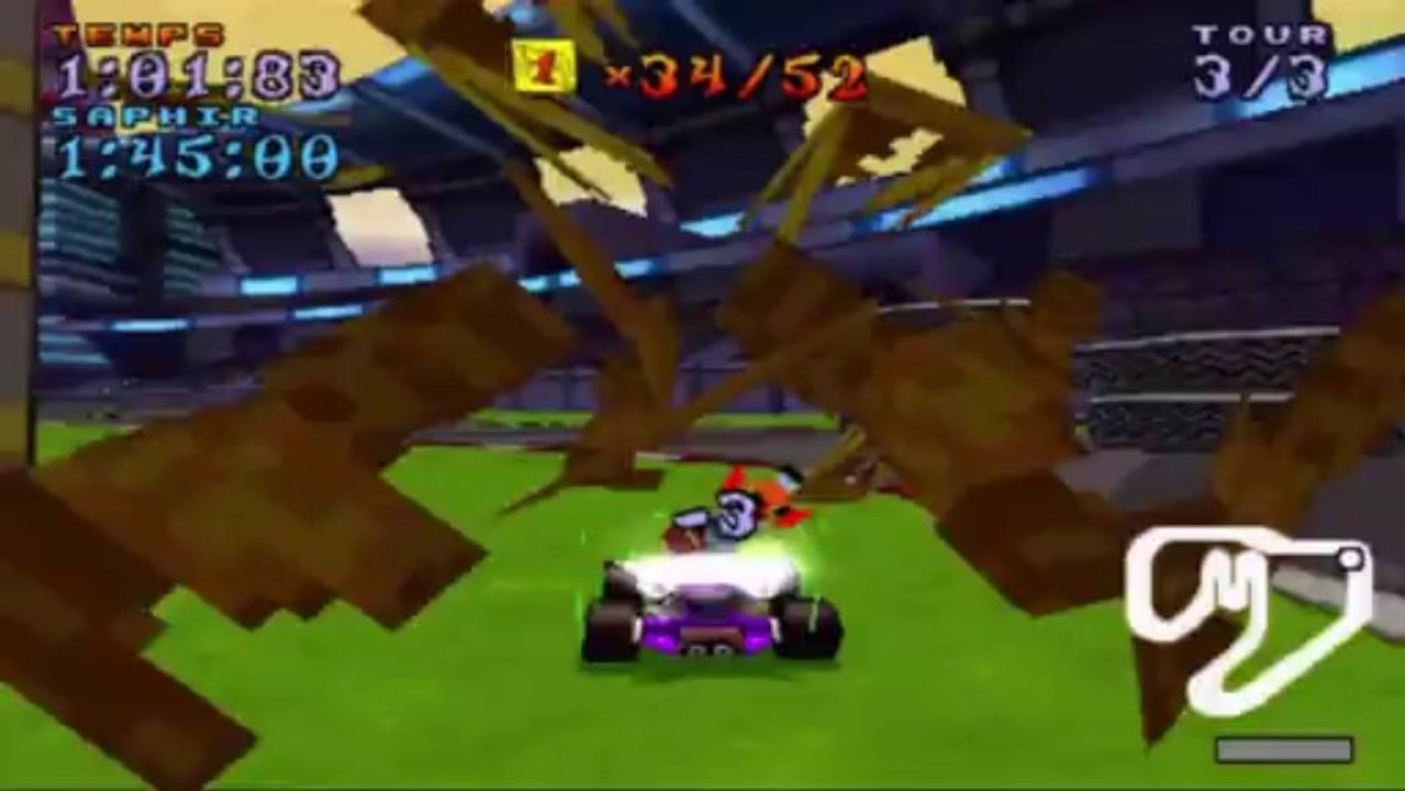 Crash Team Racing - Aventure - Vallée Joyaux : Circuit Turbo