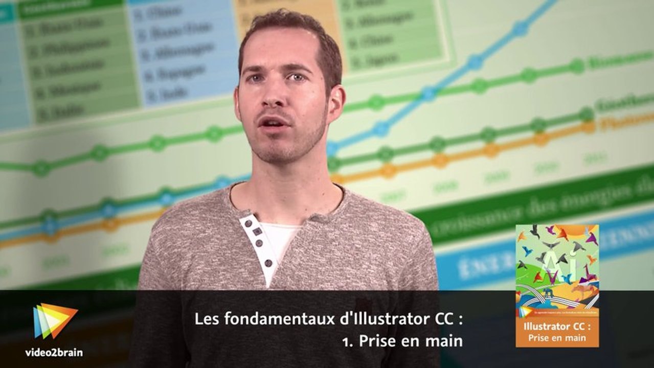 Concevoir une infographie avec Illustrator : trailer | video2brain.com