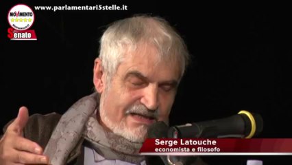 Latouche: "La società della crescita è MORTA!" - MoVimento 5 Stelle