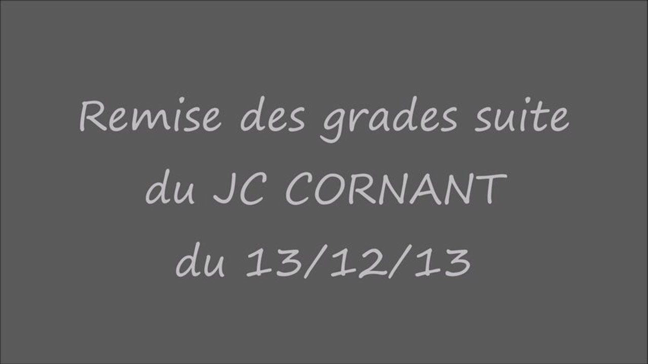 remise des grades JC de Cornant 13/12/13 suite