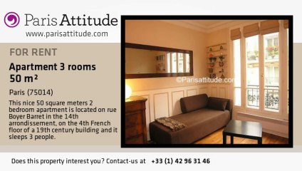 2 Bedroom Apartment for rent - Plaisance/Pernety, Paris - Ref. 1022