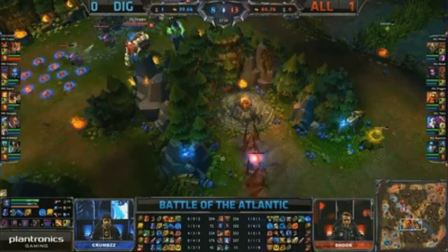 League of Legends Battle of The Atlantic - Dignitas vs Alliance Game 2