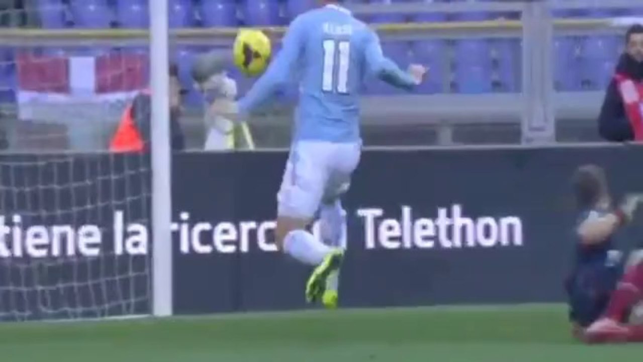 Lazio - Livorno 1-0 goal di klose 15/12/2013 Serie A