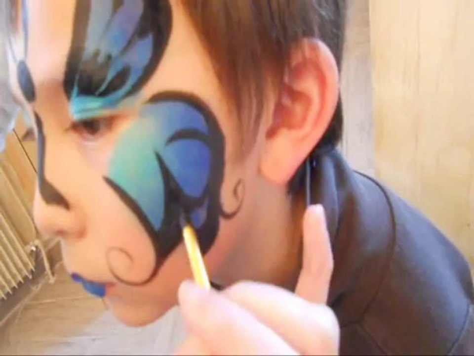 video maquillage papillon