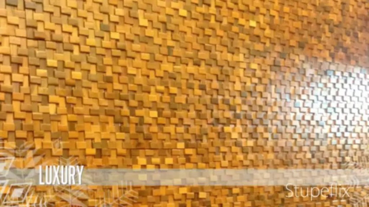 Không gian nội thất sang trọng với mosaic gỗ ốp tường - ốp trần