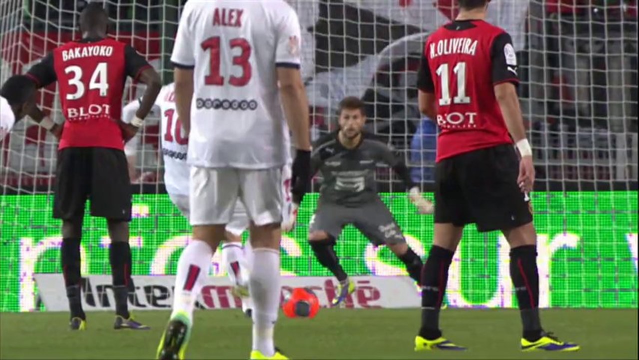 But Zlatan IBRAHIMOVIC (52ème pen) - Stade Rennais FC - Paris Saint-Germain - (1-3) - 14/12/13 (SRFC - PSG)