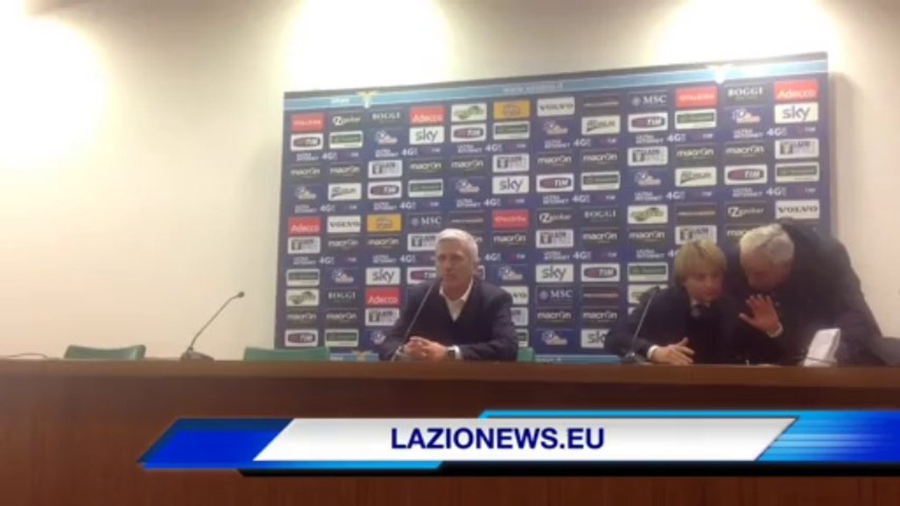 CONFERENZA STAMPA PETKOVIC POSTPARTITA LAZIO-LIVORNO 2-0