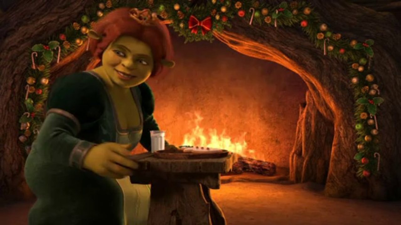 Noël - La cheminée de Shrek