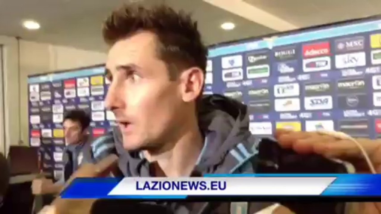 LAZIO-LIVORNO. KLOSE in zona mista