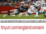 New England Patriots vs Miami Dolphins watch live stream online free