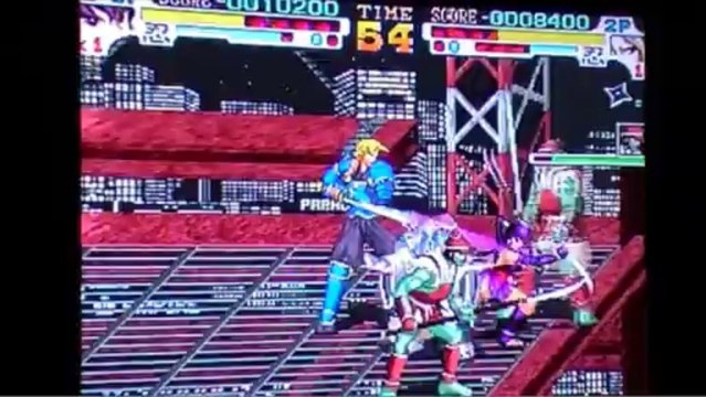 test sengoku 3 sur neogeo aes (chaine retrogaming a l'arrache)