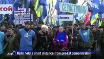 Ukraine's opposition holds mass pro-EU rally