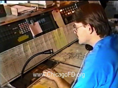 Chicago Fire Dept. - Main & Englewood Fire Alarm Offices in 1994